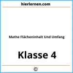 Mathe 4 Klasse Flächeninhalt Und Umfang