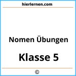 Nomen Übungen 5. Klasse