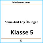 Some And Any Übungen Klasse 5