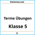 Terme 5. Klasse Übungen